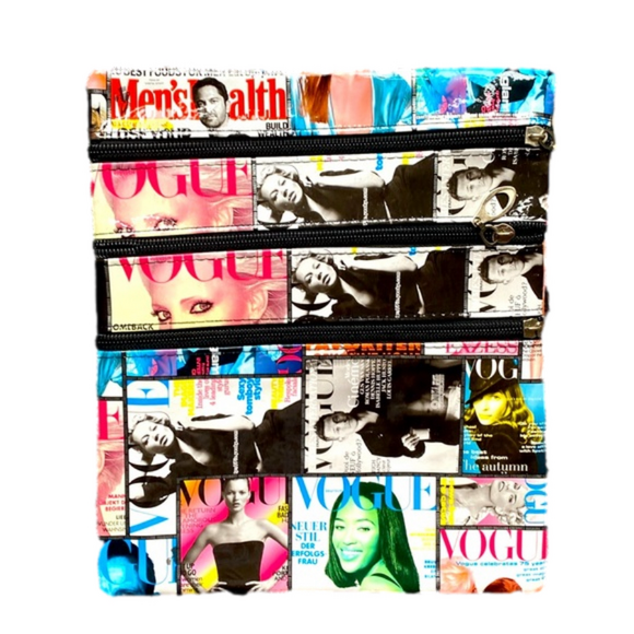 Vogue Magazine Covers Crossbody Bag - NWT - Picture 2 of 5